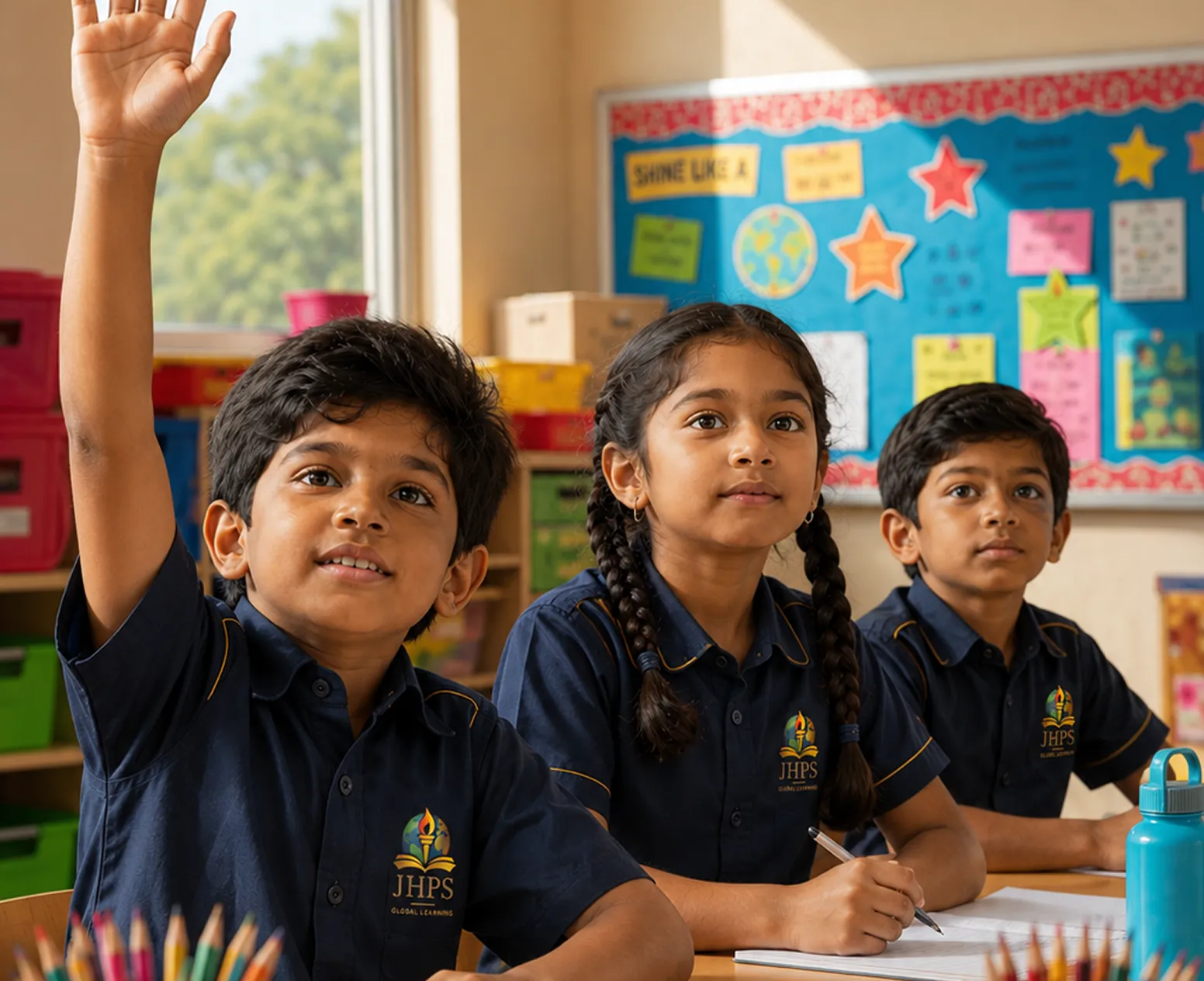 JHPS Primary students in a classroom